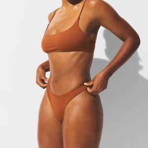 Women’s Estelle Shimmery‎ Back Hook Bikini Two Piece Swimsuit NWT Size L